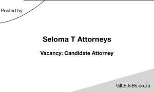 Read more about the article Seloma T Attorneys: Candidate Attorney Programme 2026